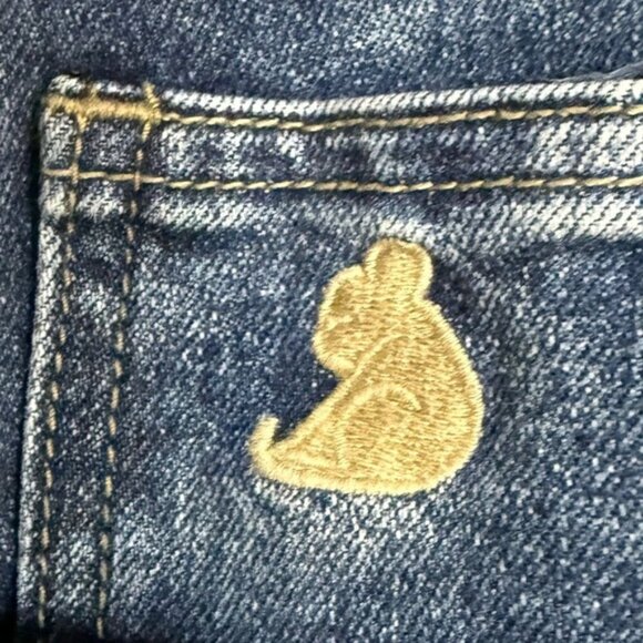 Kuwallatee Blue Paint-Splatter Denim Jeans Men’s Size 36 - Picture 9 of 10